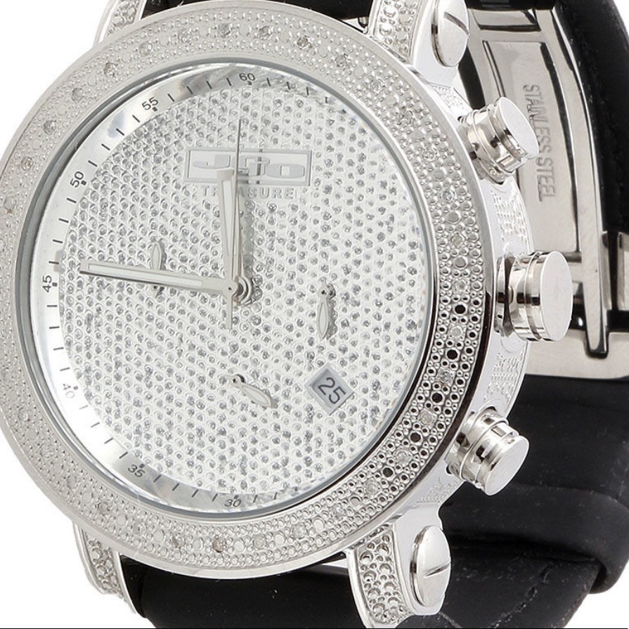 Joe Rodeo Chronograph 36 Ct Diamond Watch